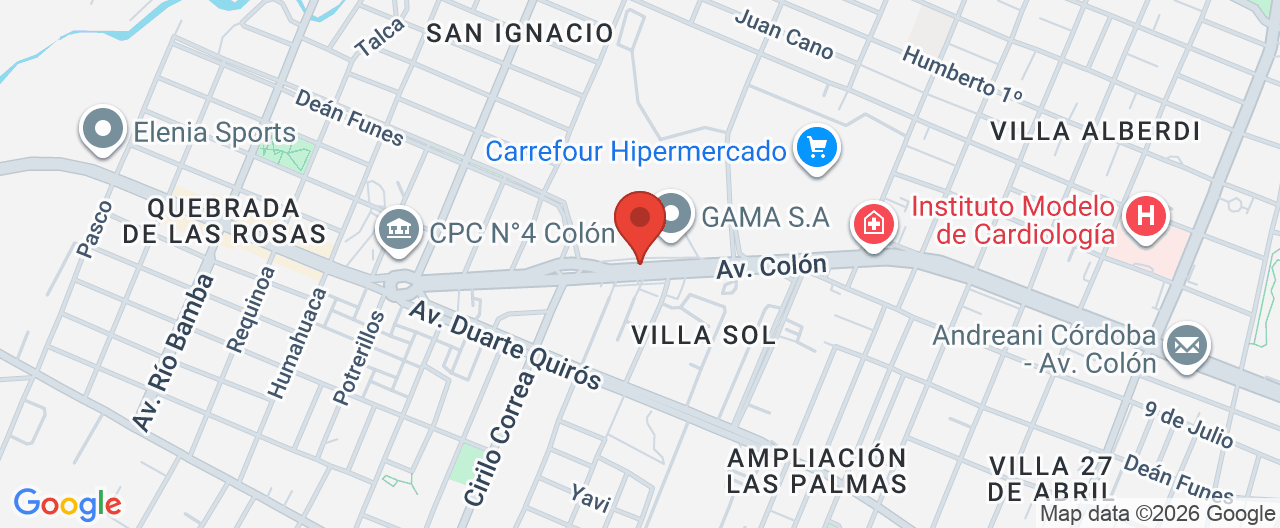 Mapa de la ubicación