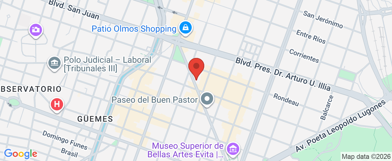 Mapa de la ubicación