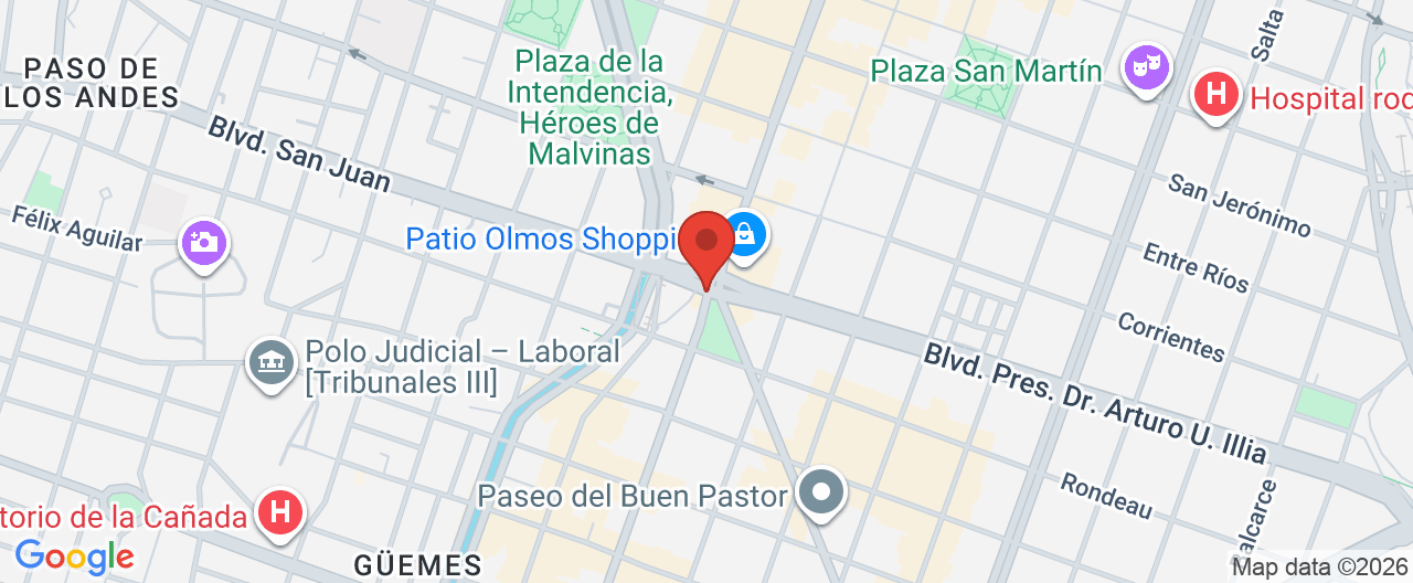 Mapa de la ubicación