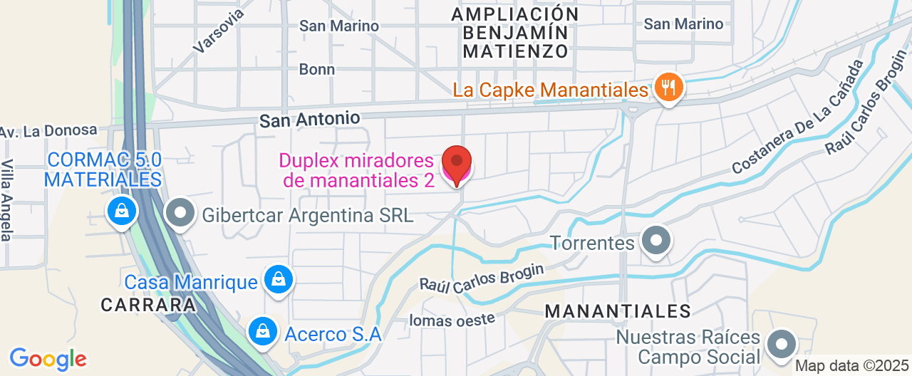 Mapa de la ubicación