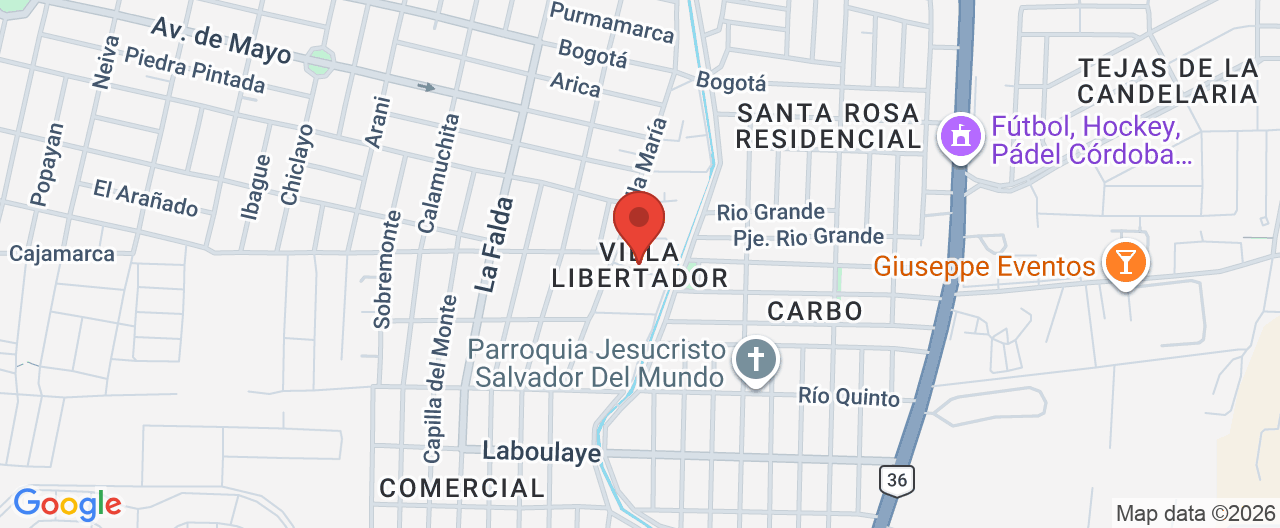 Mapa de la ubicación