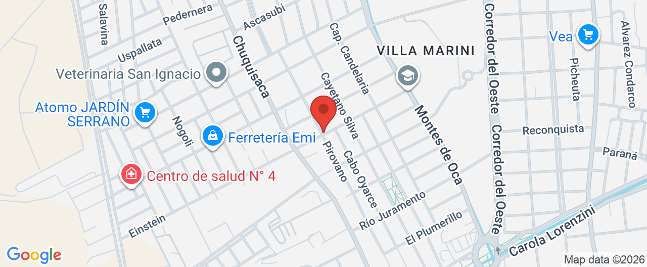Mapa de la ubicación