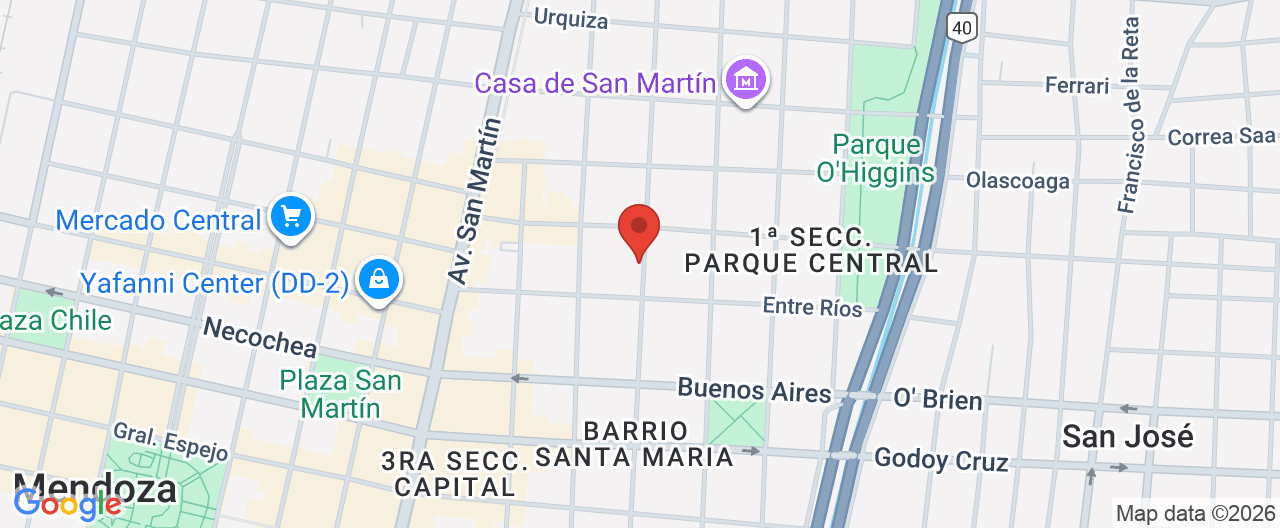 Mapa de la ubicación