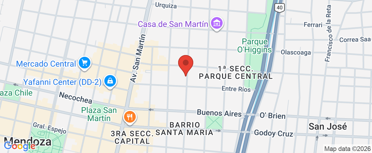 Mapa de la ubicación