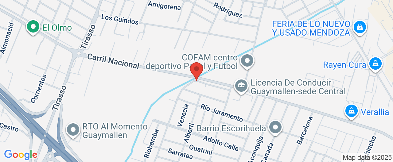 Mapa de la ubicación