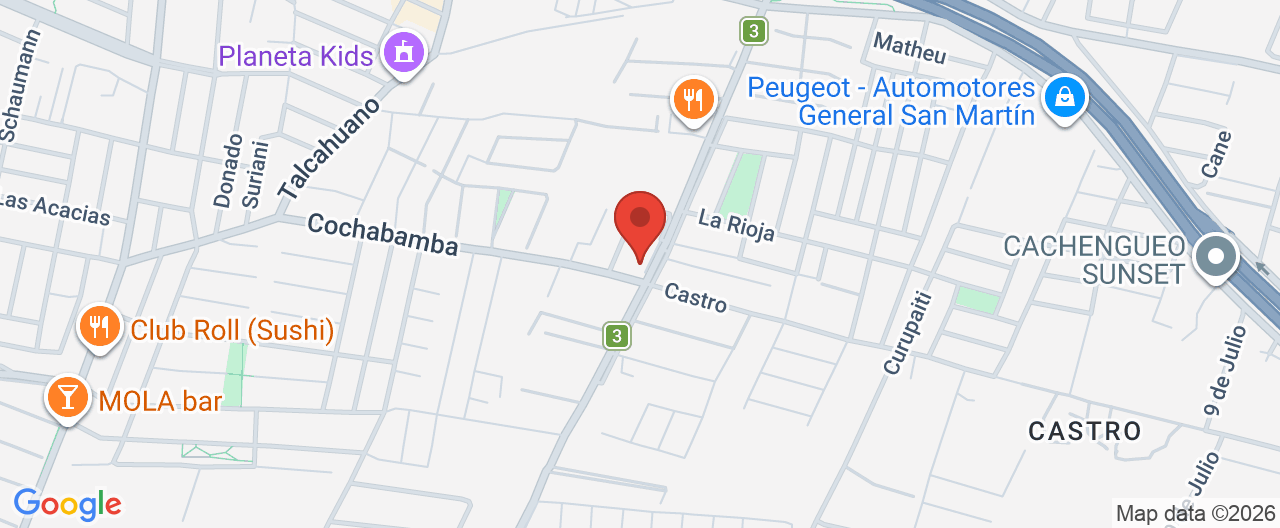 Mapa de la ubicación