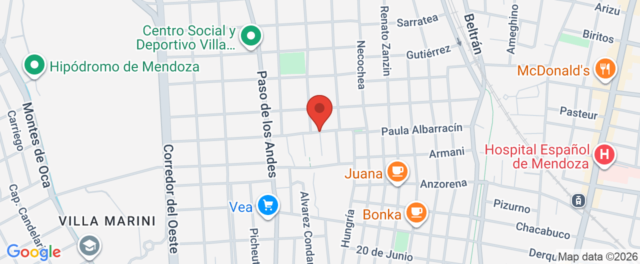 Mapa de la ubicación