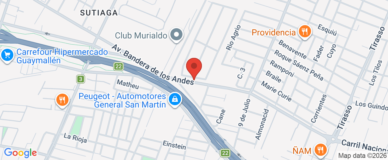 Mapa de la ubicación