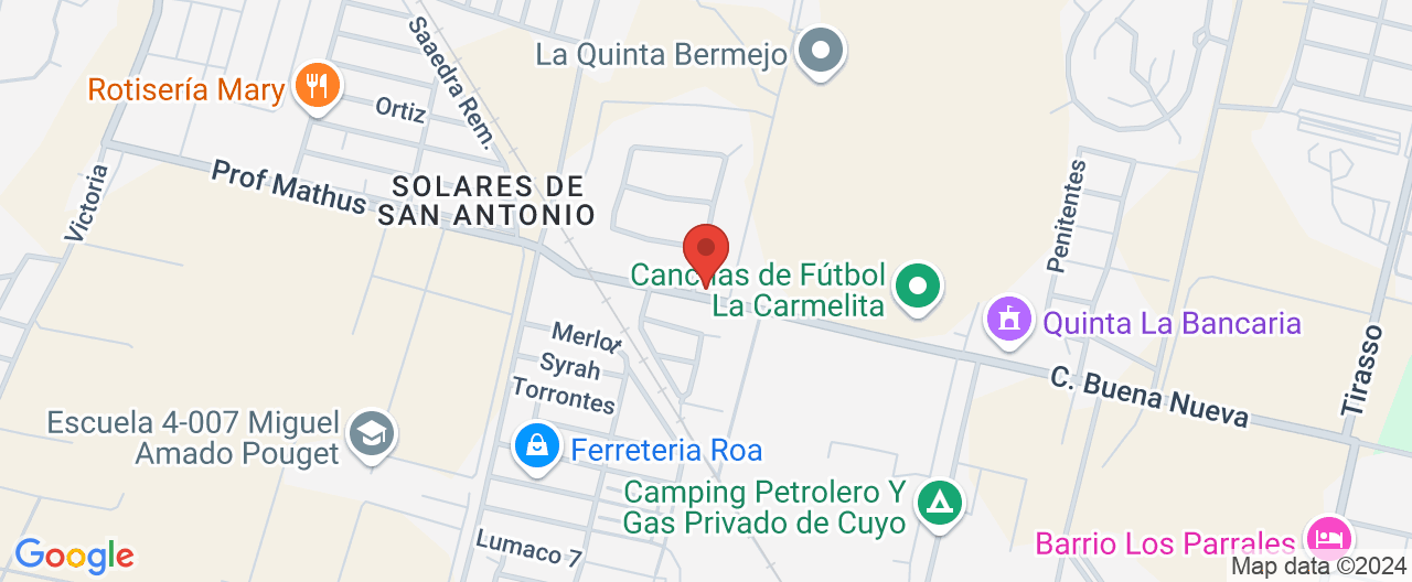 Mapa de la ubicación