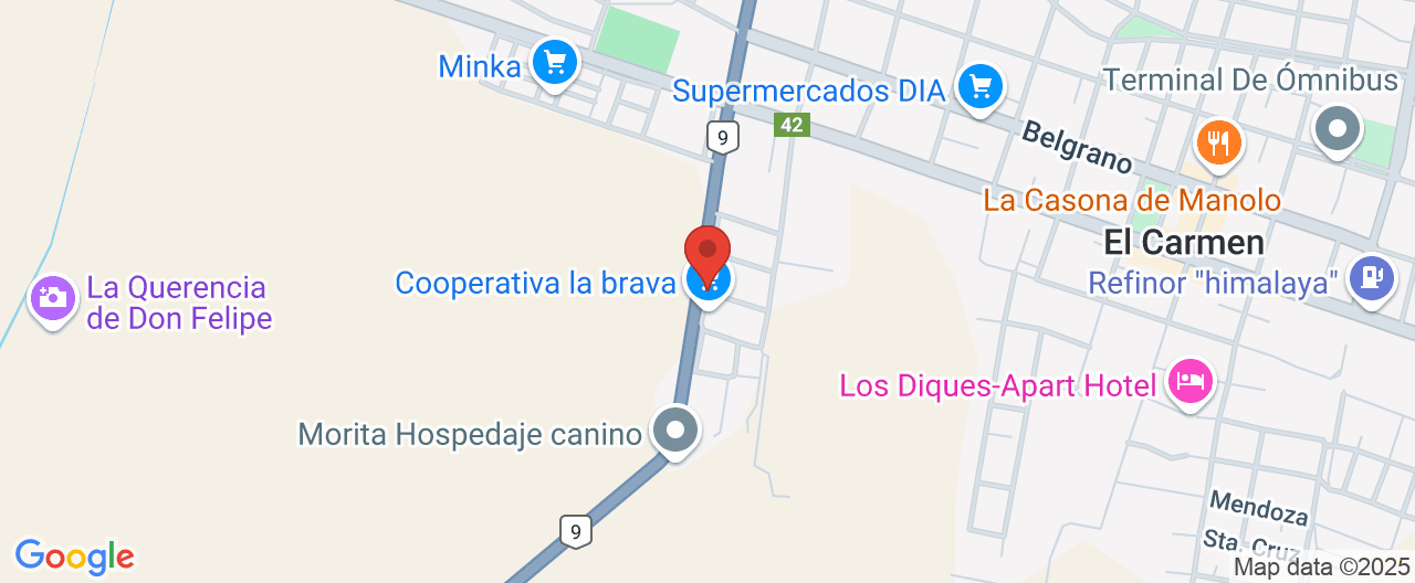 Mapa de la ubicación