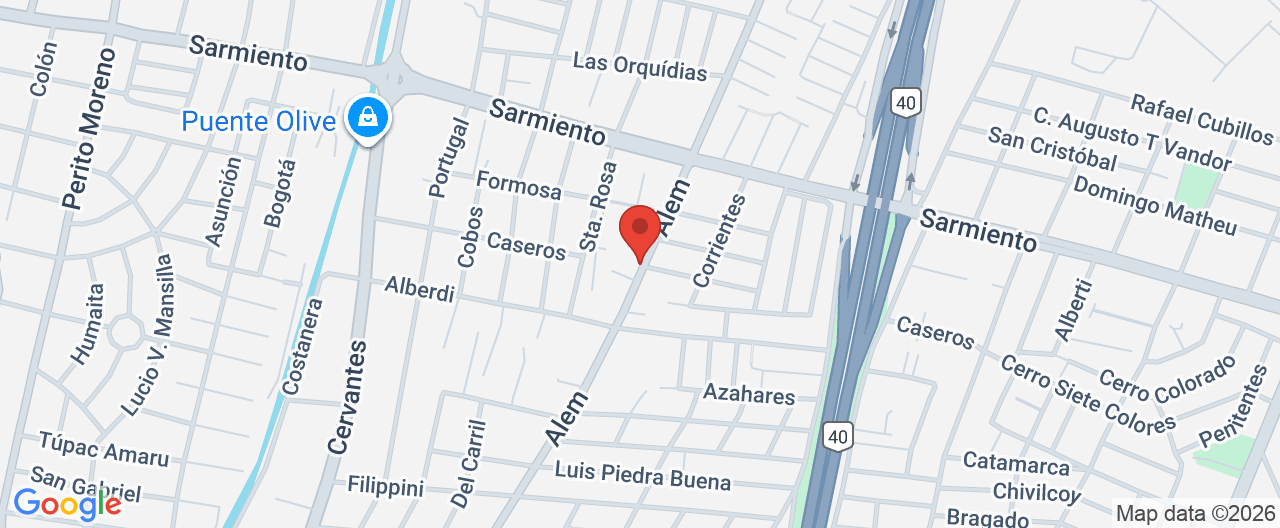 Mapa de la ubicación