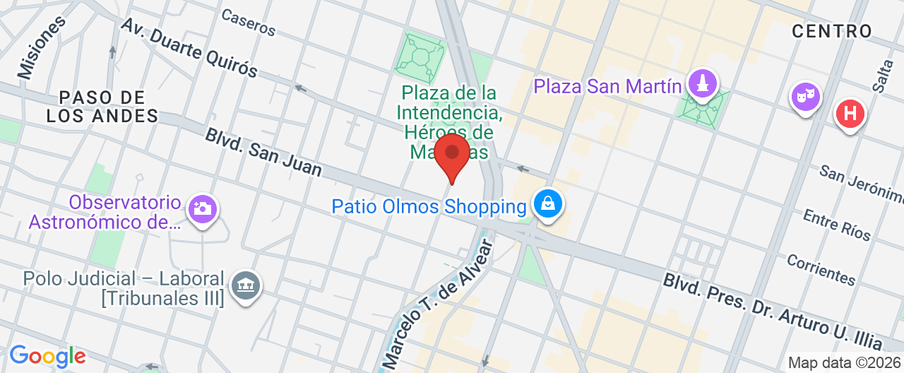 Mapa de la ubicación