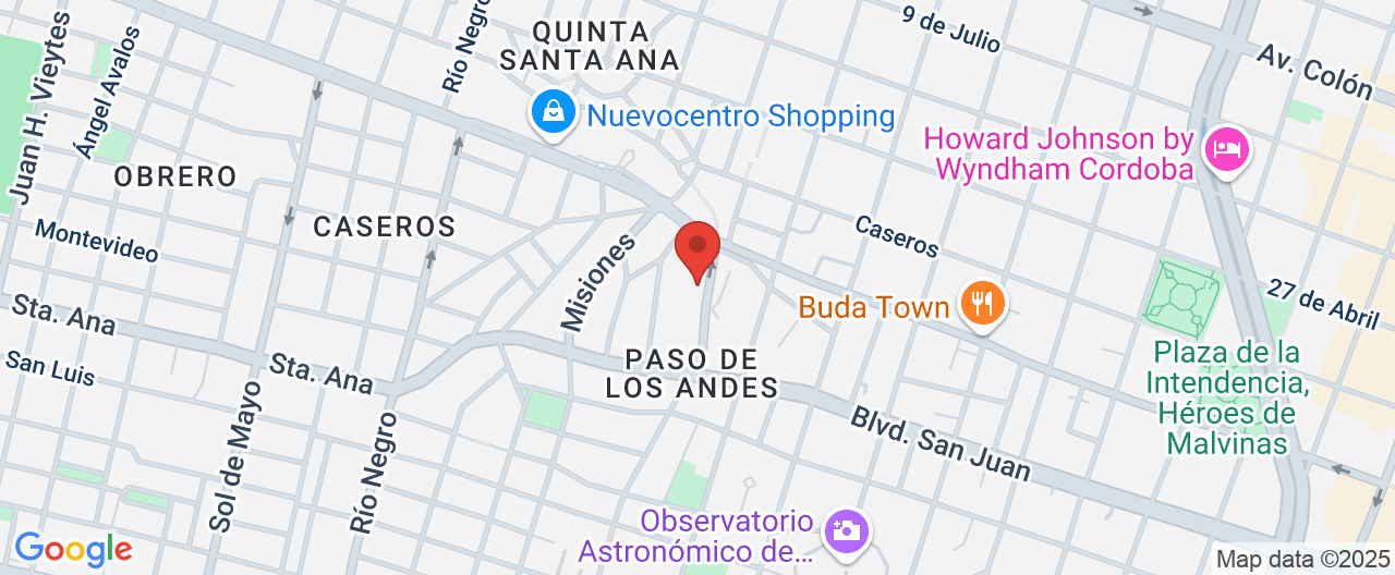 Mapa de la ubicación