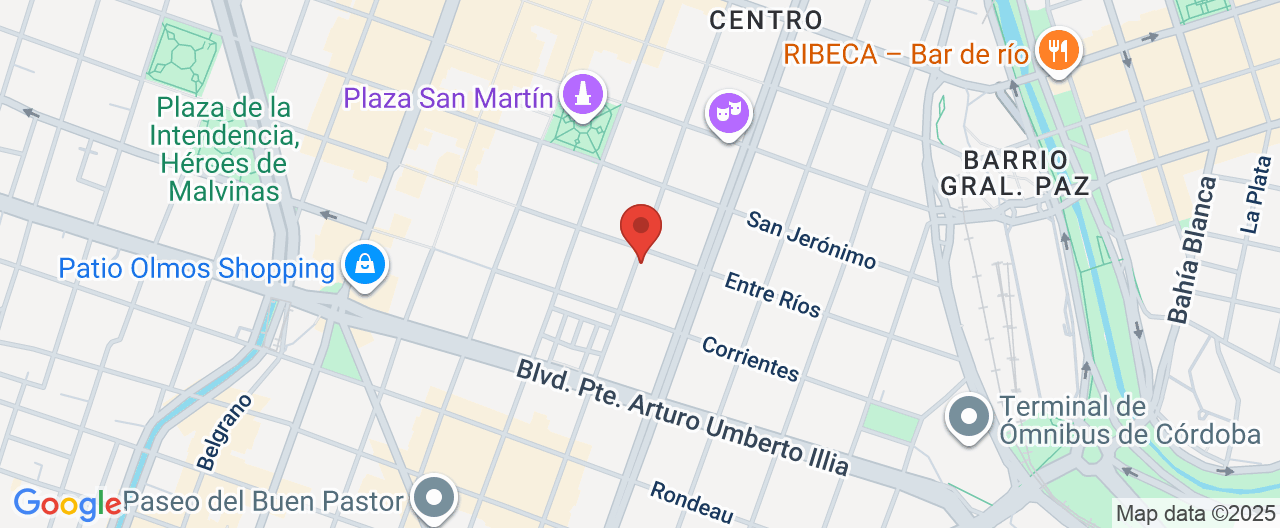 Mapa de la ubicación