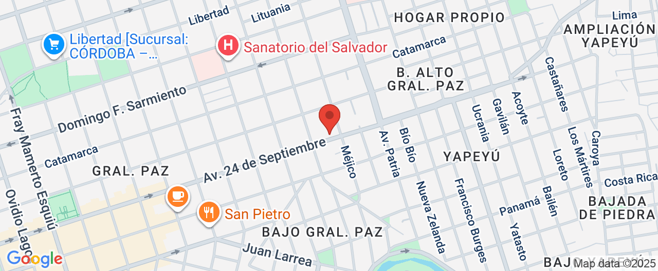Mapa de la ubicación
