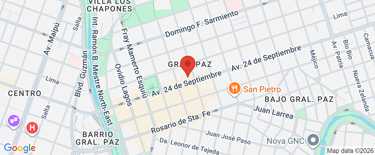 Mapa de la ubicación