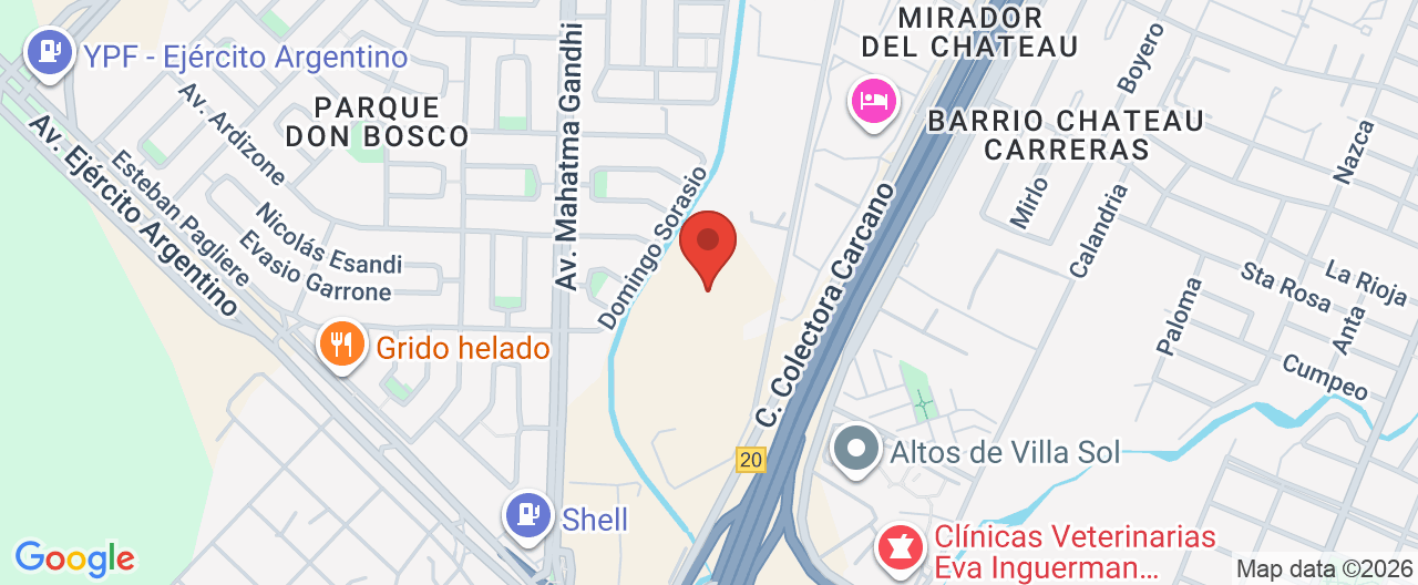 Mapa de la ubicación