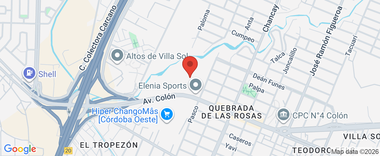 Mapa de la ubicación