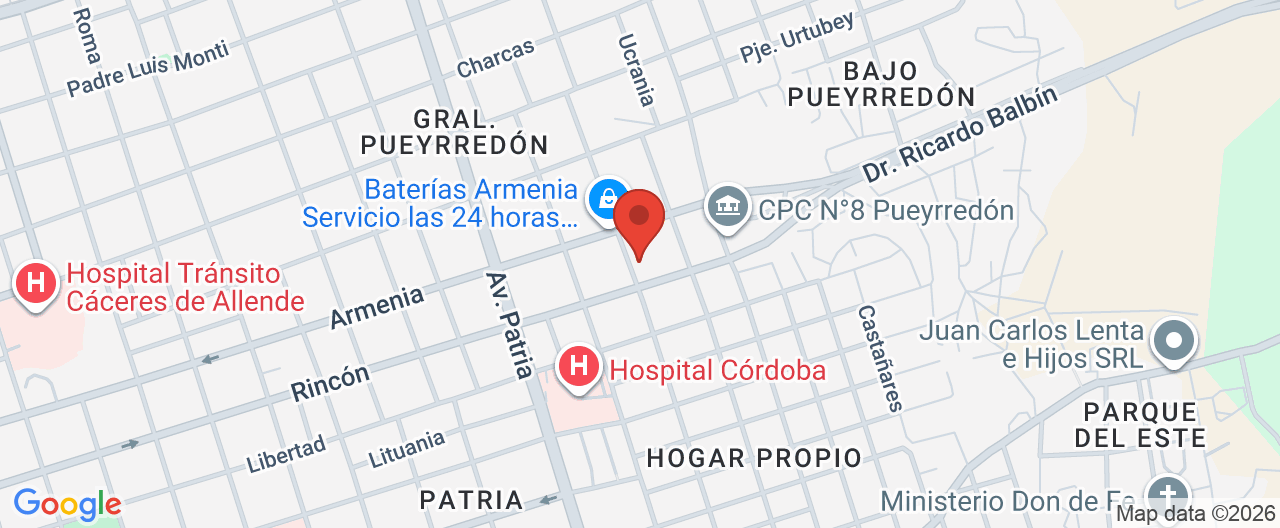 Mapa de la ubicación