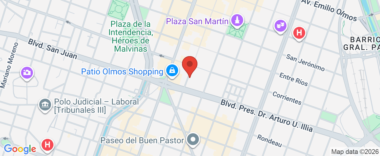 Mapa de la ubicación