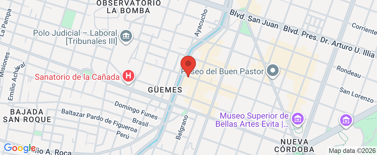 Mapa de la ubicación