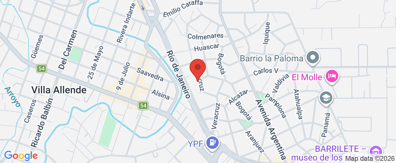 Mapa de la ubicación