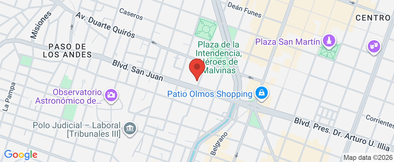Mapa de la ubicación