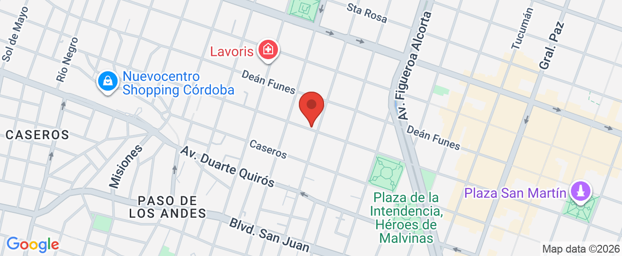 Mapa de la ubicación
