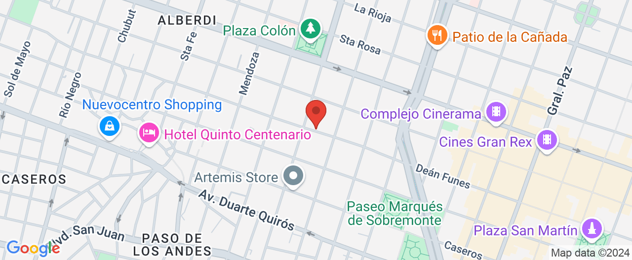 Mapa de la ubicación