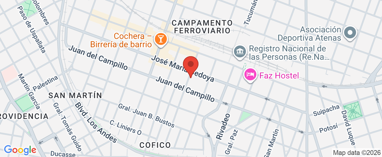 Mapa de la ubicación