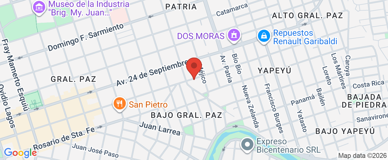 Mapa de la ubicación