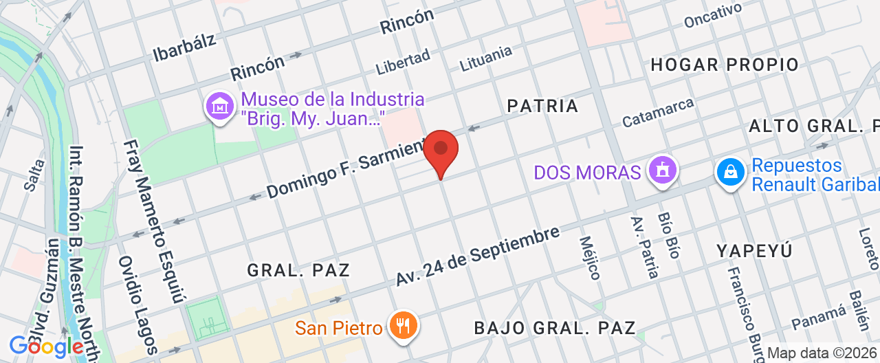 Mapa de la ubicación