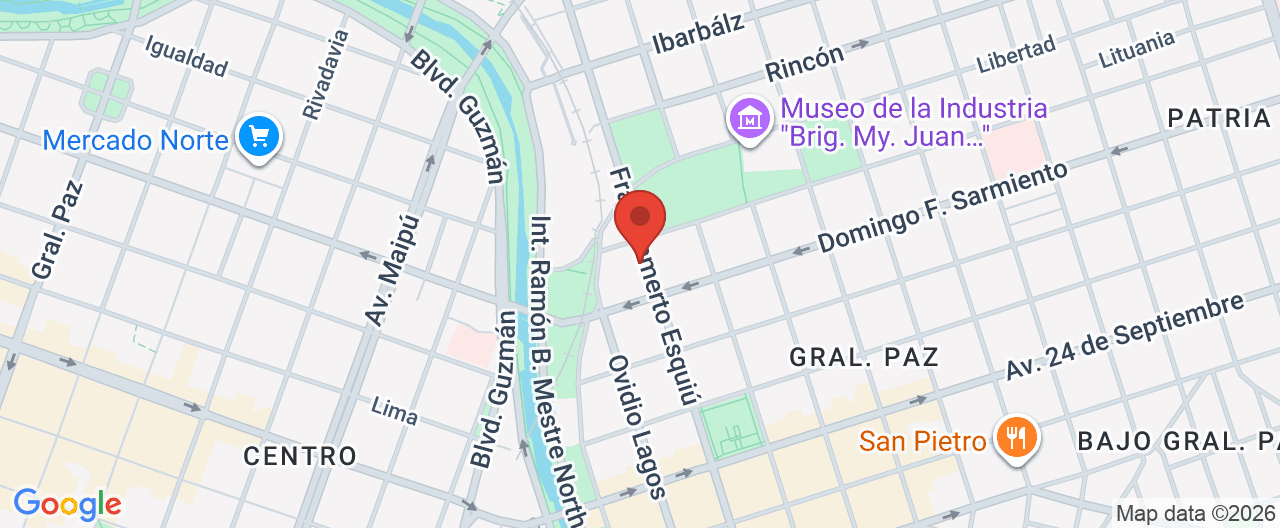 Mapa de la ubicación