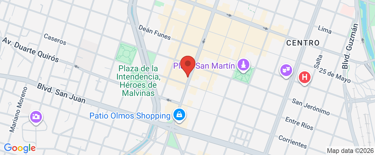Mapa de la ubicación