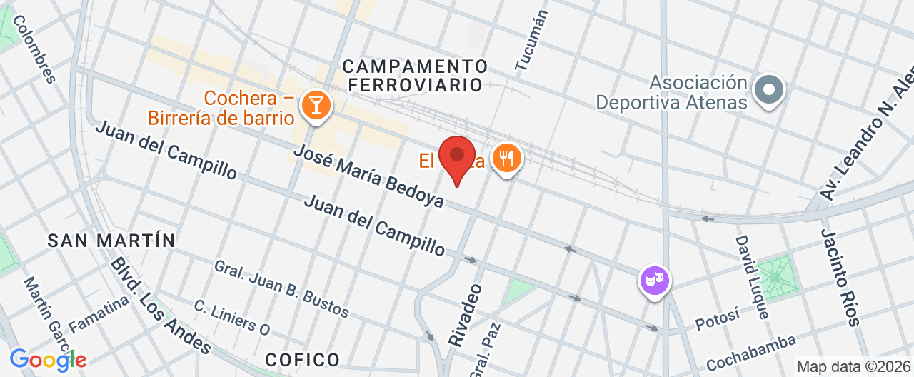 Mapa de la ubicación