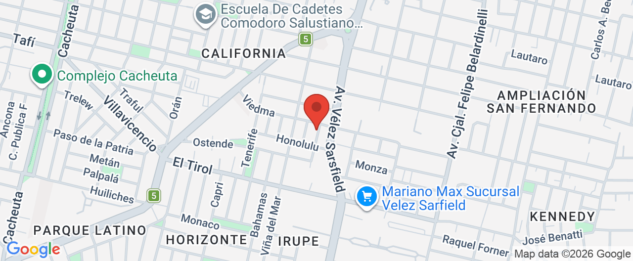 Mapa de la ubicación