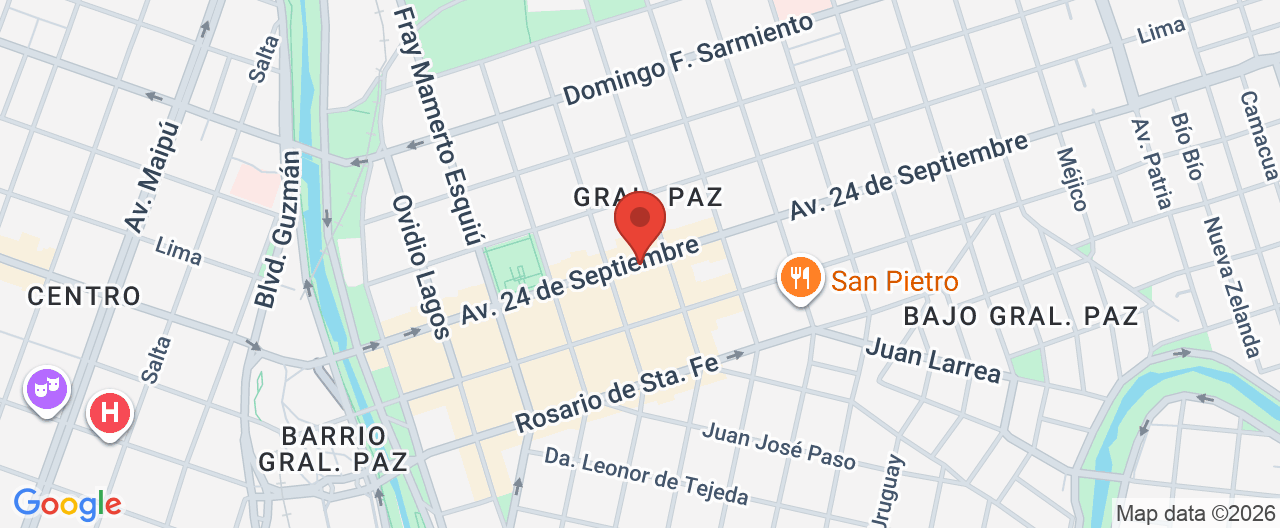 Mapa de la ubicación