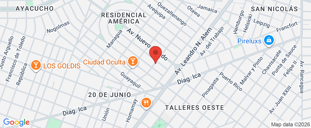 Mapa de la ubicación