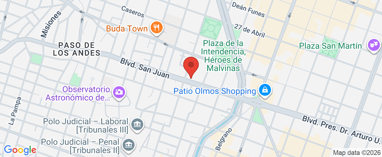 Mapa de la ubicación