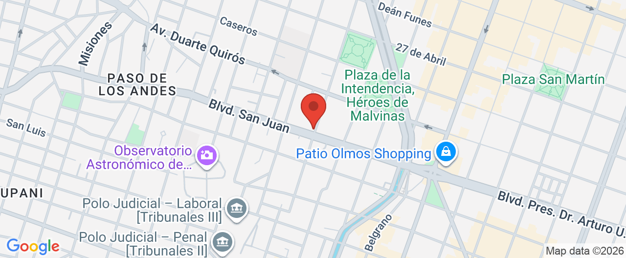 Mapa de la ubicación