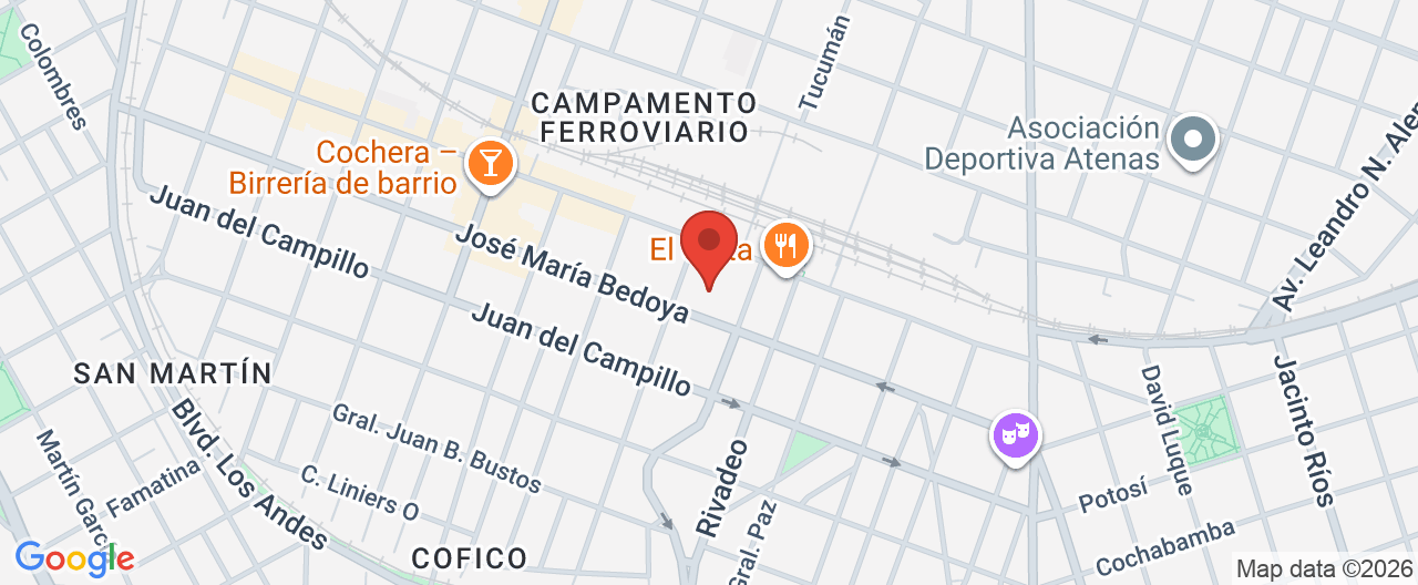 Mapa de la ubicación