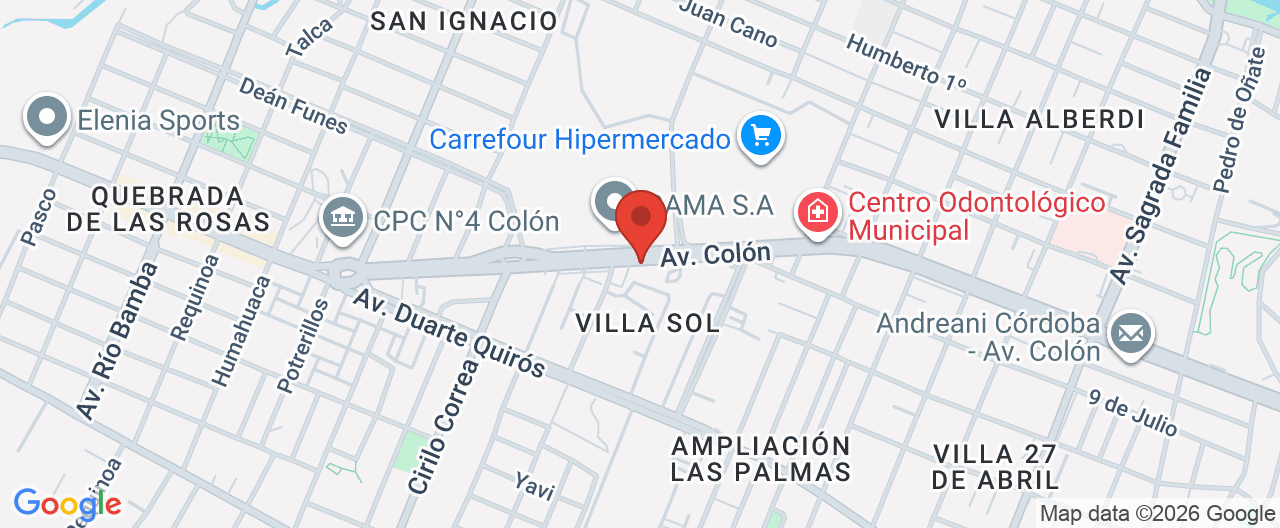 Mapa de la ubicación