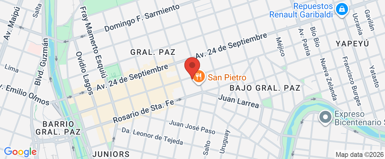 Mapa de la ubicación