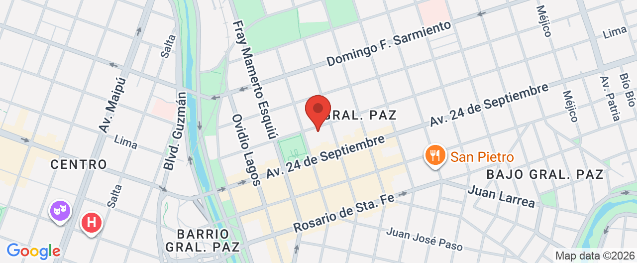 Mapa de la ubicación