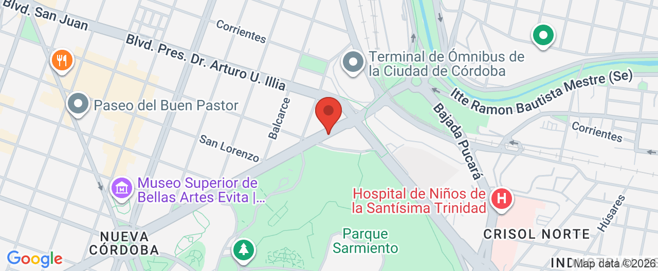 Mapa de la ubicación