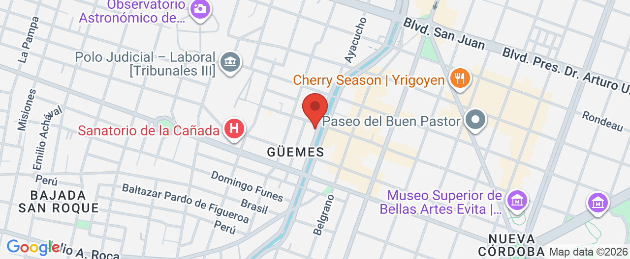Mapa de la ubicación