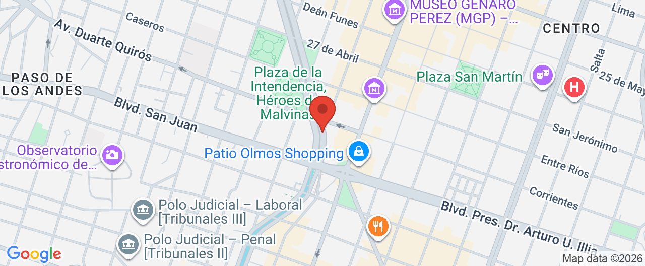 Mapa de la ubicación