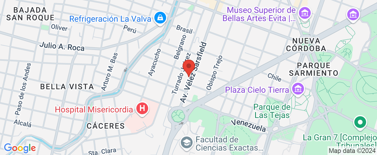 Mapa de la ubicación