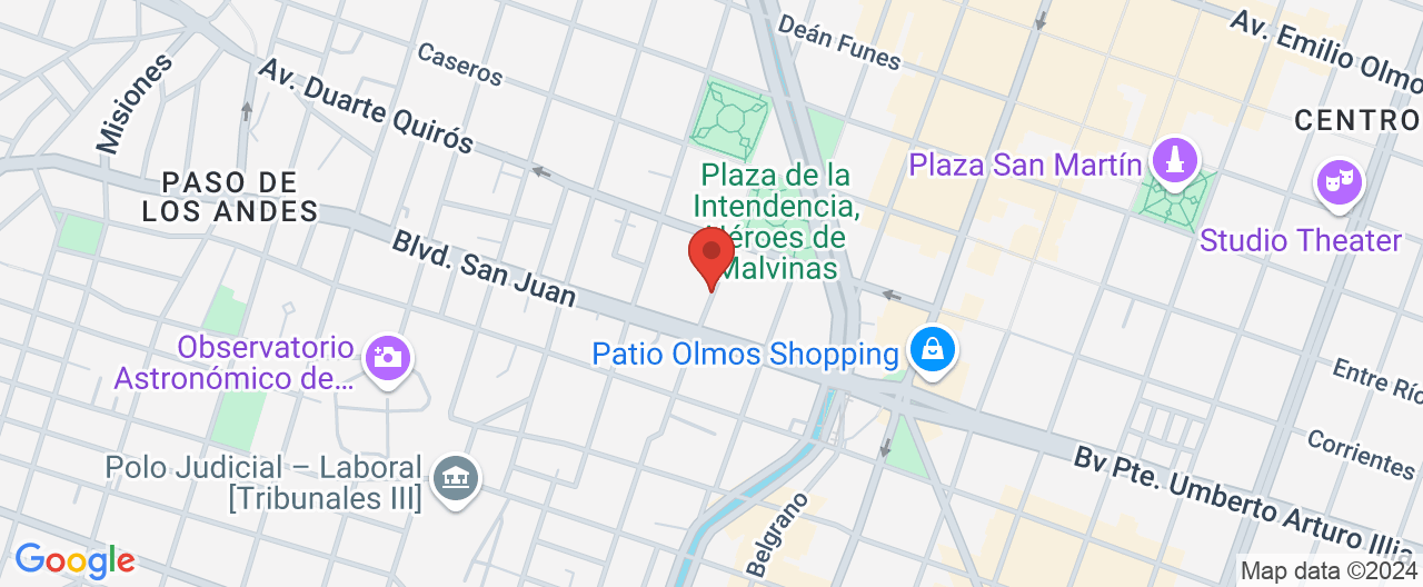 Mapa de la ubicación