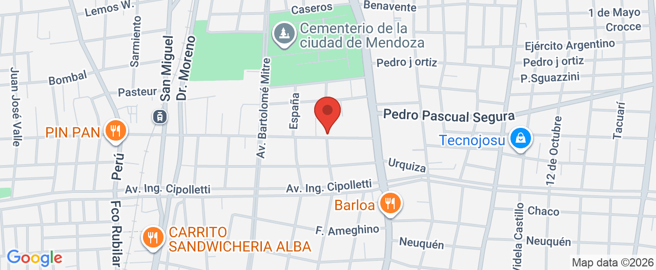 Mapa de la ubicación